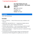 thumbnail image 2 of Rear Right Stabilizer Bar Link - Compatible with 2018 - 2025 Honda Odyssey 2019 2020 2021 2022 2023 2024, 2 of 2