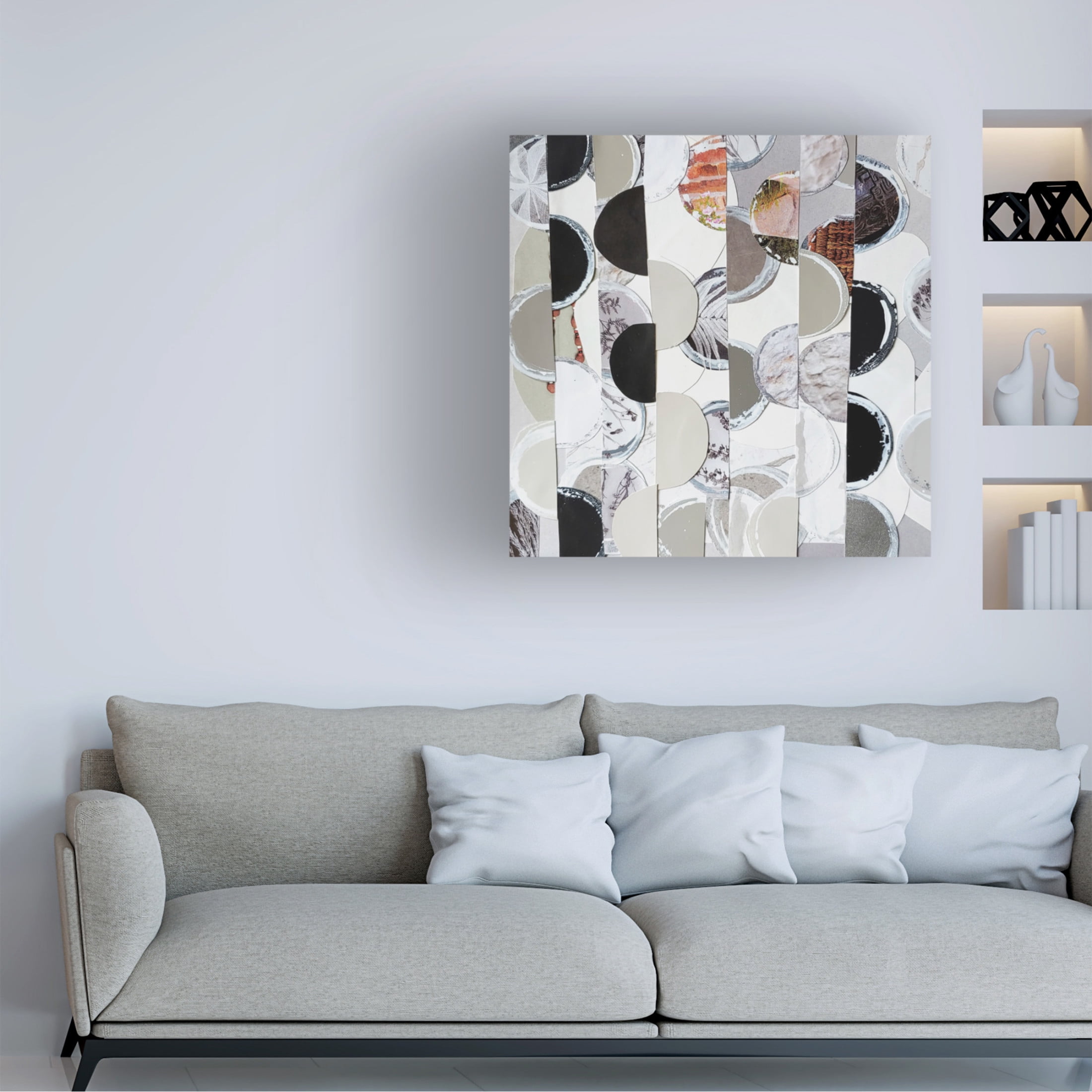 Canvas Wall Art - Coco Good 'Chocolate Gelato II' Wall Art for Living Room, Bedroom, or Office Décor by Trademark Fine Art - 24 x 24 Inches