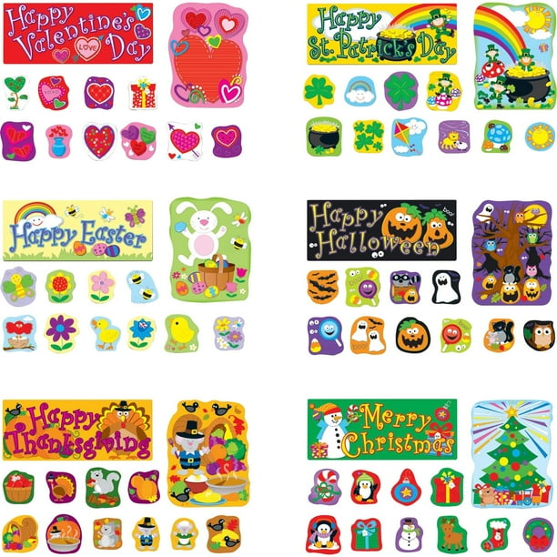 Carson Holiday Bulletin Board Sets