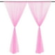 thumbnail image 1 of Drapeado del arco de la boda, decoraciones del arco de la pantalla de la ventana del banquete de boda cortinas de malla estética elegante, 1 of 8