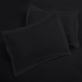 thumbnail image 4 of ROYALE LINENS Black Duvet Cover Twin Size - Soft Twin Duvet Cover Set - 2 Piece Double Brushed Twin Duvet Covers with Zipper Closure, 1 Twin Duvet Cover 68x90 inches and 1 Pillow Shams (Twin, Black), 4 of 8
