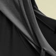thumbnail image 6 of Women's Casual Hooded Short Sleeve Round Neck Top Sweatshirt Pullover Lightweight Breathable Loose Fit Summer Fashion | CSEONE,Black XL, 6 of 9