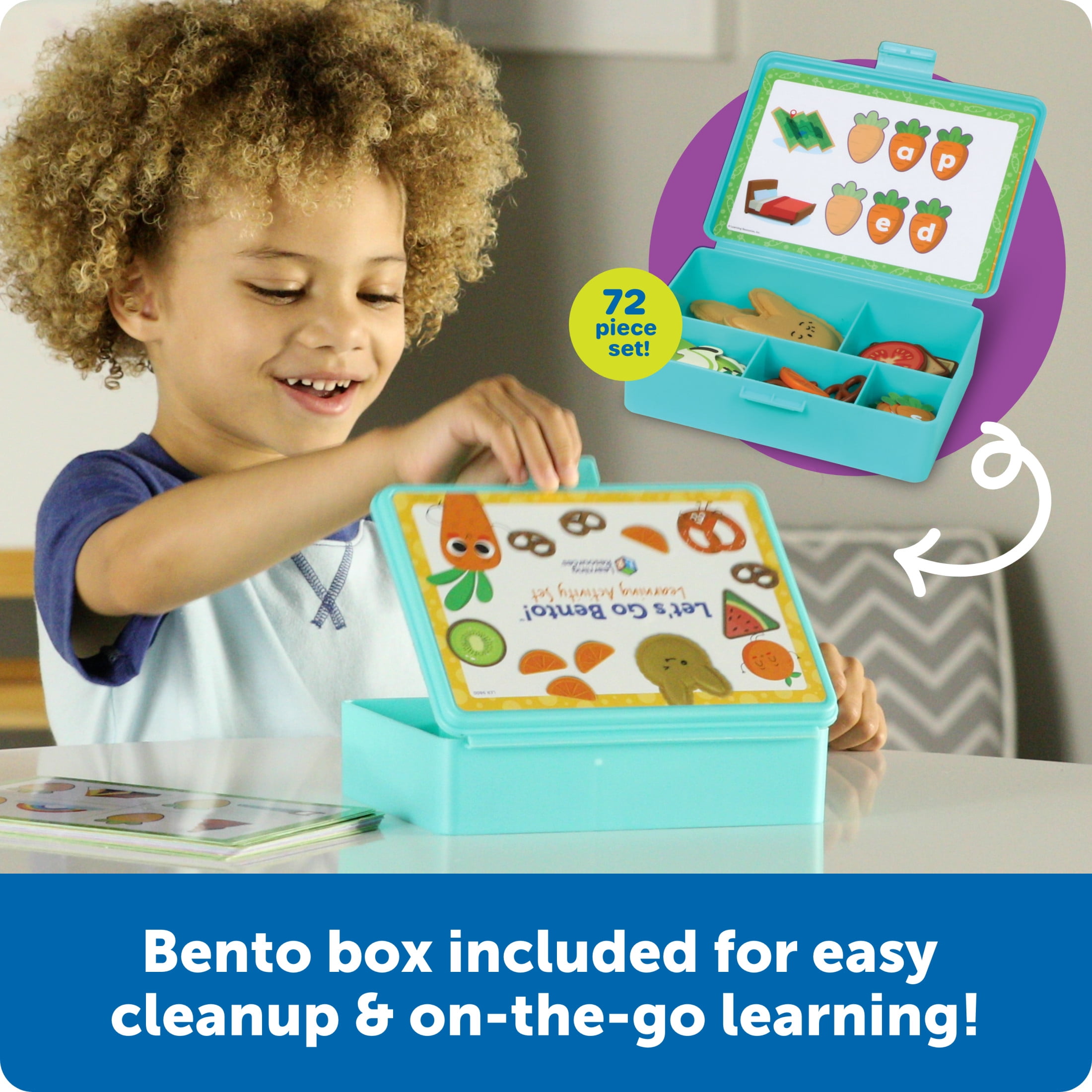 Learning Resources Let's Go Bento! Learning Activity Set, Preschool Learning Activities, Fine Motor Skills , Ages 3+