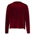 thumbnail image 5 of Women Red Sequin Jackets for Women Long Sleeve Casual Sparkle Cardigan Sparkly Outfits for Women, 5 of 6