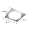 thumbnail image 2 of CTC607M Jesco Lighting Carre - Two Light Medium Flush Mount, 2 of 2