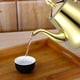 thumbnail image 4 of Tetera de acero inoxidable de 1 l con colador para casa y restaurante (dorada), 4 of 7