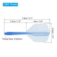 thumbnail image 2 of Uxcell Plastic 2BA Integrated Dart Shaft and Flights Replacement, Blue 3 Pack, 2 of 5