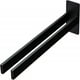 thumbnail image 1 of Toallero doble, sin taladrar, toallero, acero inoxidable, negro, 1 of 5