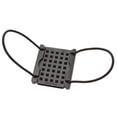 thumbnail image 5 of DIVEGEAR Nylon-Fiberglass Diving Weight Retainer Plate - Lightweight 43g Secure Fit with Pyramid Anchor Points & 2 Latex Elastic Straps, Easy BCD Webbing Installation, 3.3x2.9x0.4 inches, Black, 5 of 5