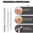 thumbnail image 5 of BORISCA 7 Pieces Professional Pedicure Knife, Pedicure Knife with Storage Bag Pedicure Tool Scalpel Podiatrist for Calluses Stainless Steel Callus Blades for Feet, 5 of 7