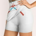 thumbnail image 4 of Retro Tennis Racket Women's skirt Aesthetic skirts New Fashion Short Skirts Tennis Court Match Game Love Racket Wood Funky, 4 of 6
