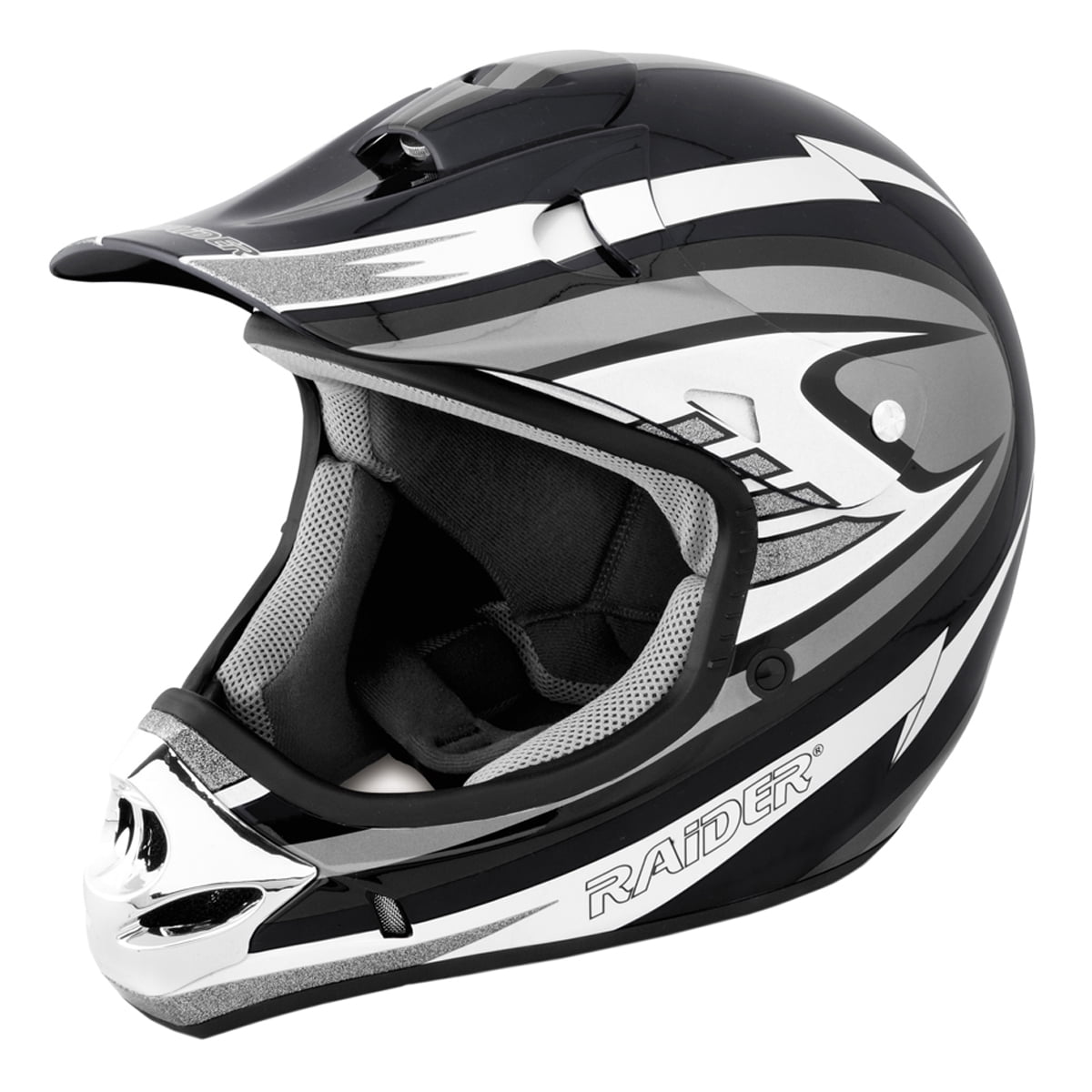 3GO X15 Moto-X Motocross Kids Helmet Motorcycle Motorbike Youth Helmet Blue ECE 