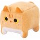 thumbnail image 1 of Cartoon Plush Toy Stuffed Animals Square Doll Yellow Cat, 1 of 4