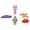 A002- Clear (5pc), variant on Anime Action Figures, Colorful Stylized Mini Human Figurines, 4 Pcs Set Multi Pose Desktop Display Collection, Ideal for Anime Fan Gift Home Office Decor Party Favors