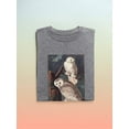 thumbnail image 3 of Snowy Owl. T-Shirt Men -John James Audubon Designs, Male XX-Large, 3 of 4