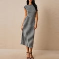 thumbnail image 1 of TaTaai Women‘s Lace-Up Beach Dress, Knit Crochet Slit Maxi Dress, V-Neck Sleeveless Solid Color Dress,Bodycon Summer Cover Up Gift, 1 of 6