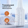 thumbnail image 6 of Spray Bottle (2 Pack&2 extra Nozzle,16 Oz) with Measurements and Adjustable Nozzle, HDPE Plastic Spray Bottles for Cleaning Solution, Household/Commercial/Industrial Use, No Leak and Clog, 6 of 6