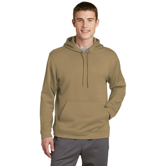 Sport-Tek F244 Sport-Wick Fleece Hooded Pullover Sweatshirt, Mens Hoodies