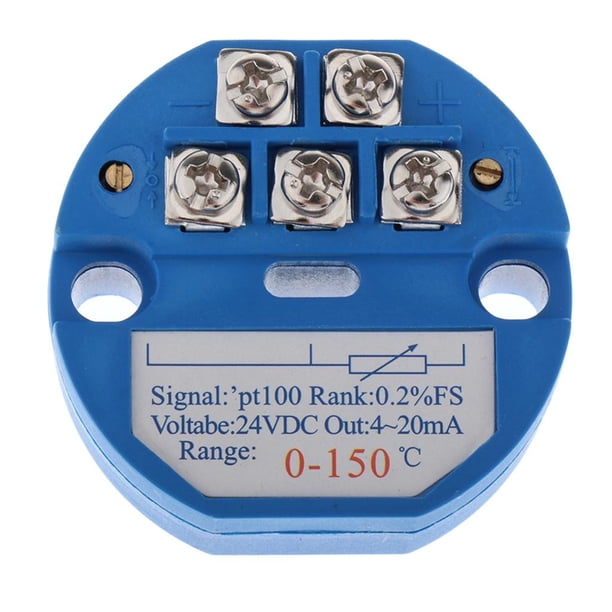 Sensor de temperatura de 24 V y 0 mA, transmisor, termopar, módulo PLC 0-150 grados