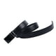 thumbnail image 5 of Cinturón de cuero de vaca Hebilla automática negra 110-130 CM Cinturones ajustables hechos a mano para hombre para el trabajo y negocios, 5 of 10