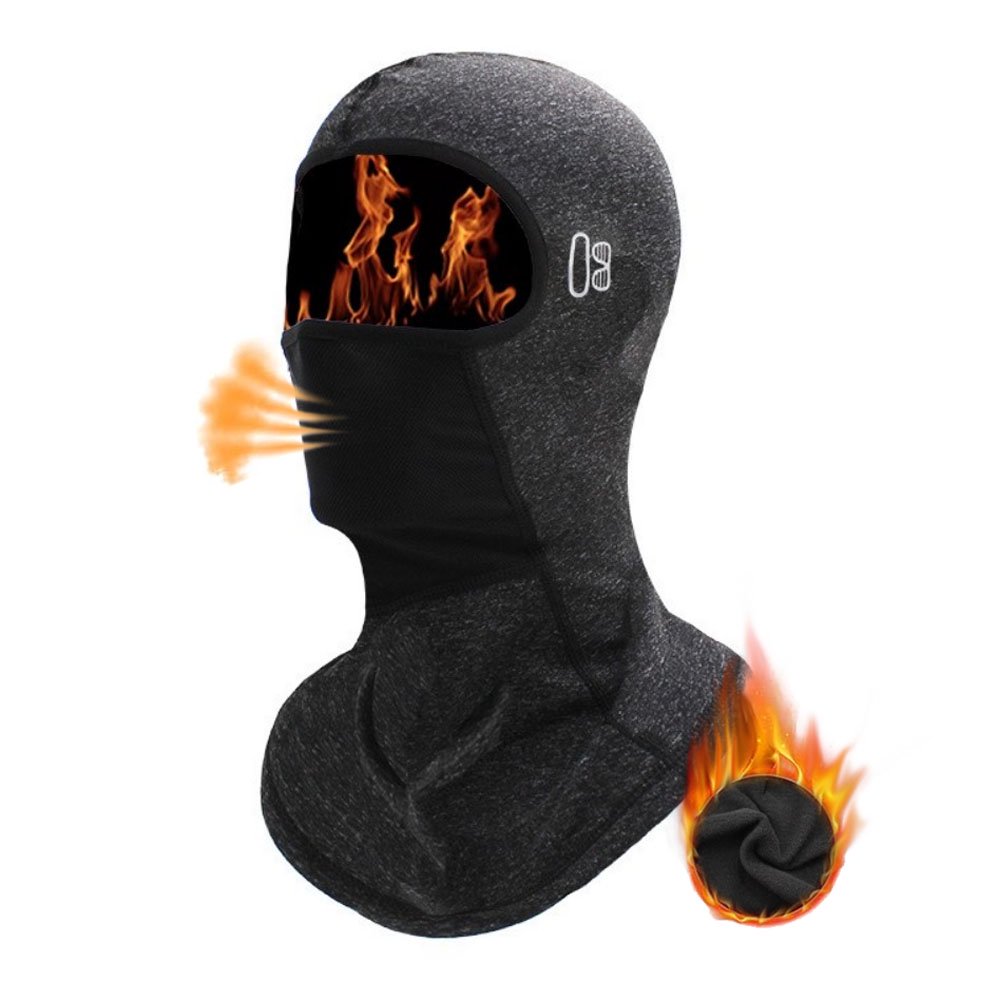 Balaclava Face Ski Mask Scarf Fleece Winter Face Covering Cold Weather Gear 360° Keep Warm for Men/Women Outdoor Sports Motorcycle Snowboard Fishing, Gray
