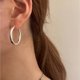 thumbnail image 2 of YAyu-pendientes redondos grandes de Plata de Ley 925 para mujer y niña, joyería Sexy a la moda, regalo, pendientes para fiesta y boda, 2 of 2