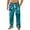 Blue_FH14^L1016, variant on Christmas Men's Flannel Pj Pants Winter Warm Elastic Waist Fall Winter Pajama Pants with Pockets Mid Rise Casual Elastic Waist Christmas Pajama Pants Light Blue XL