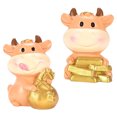 thumbnail image 4 of 2Pcs Miniature DIY Landscape Cow Figurines New Year Micro Landscape Decoration, 4 of 9