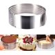 thumbnail image 1 of Meichu Cortador de pasteles multicapa ajustable, cortador de pasteles de 7 capas, nivelador de cortador de pasteles de acero inoxidable de 6-8 pulgadas, 1 of 5