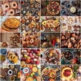 thumbnail image 2 of SDOYUNO 5D Diy Square Diamond Painting Kit Food Pattern Cross Stitch Landscape Mosaic Diamond Embroidery Home Decoration Gift45x60cm Full Round Gao Jinjia LED, 2 of 2