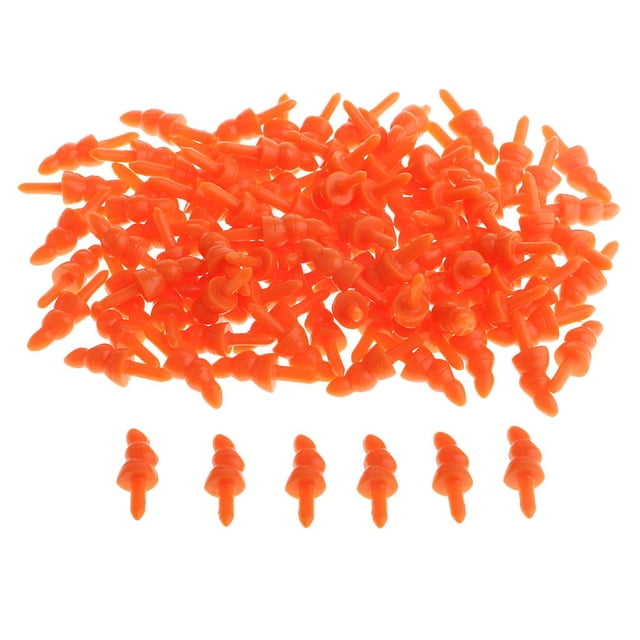 Tornillo de Plástico Nariz de Seguridad Larga 100x 25x8mm Sunnimix Nariz de seguridad para muñecas de animales