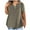 Brown, variant on Plus Size Tops for Women Short Sleeve Crewneck Shirts Solid Color T Shirts Plain Basic Tees