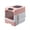Pink, variant on Cat Litter Box, Enclosed Removable Litter Boxs for Big Cats, Front Entry Top Exit Kitty Box Odor Control (Black)