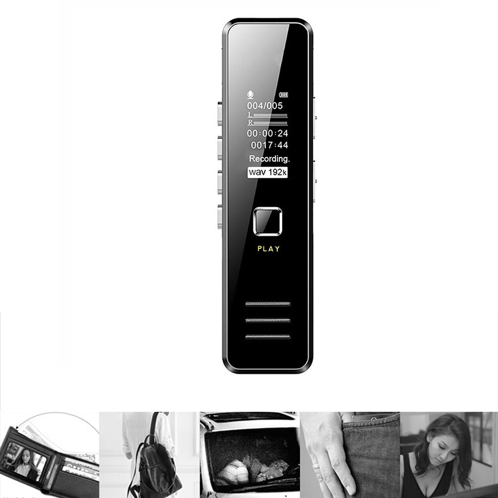 32GB Rechargeable Digital Audio/Sound/Voice Recorder Dictaphone MP3 Player USB 