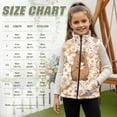 thumbnail image 7 of Uorisanigo Kids Fleece Full Zip Sleeveless Vest Puffy Cute Capybara Daisy Jacket Fall Winter Warm Outwear Lightweight Stand Up Collar Vest Jacket for Boys and Girls Age 2-12, 7 of 7