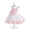 Pink, variant on Hrsba Kids Summer Casual Dresses,Middle Aged Children's Formal Dress Short Sleeves Round Neck Bow Mesh Dress Cake Dress Halloween Role-playing Dress Princess Birthday Party Wedding Dress,Pink,7 Years