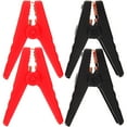 thumbnail image 1 of Shisuyan 4pcs Jumper Cable Clamp Battery Jumper Cable Clamp Jumper Cable End Car Accessory, 1 of 8