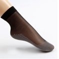 thumbnail image 1 of Medias cortas de terciopelo con parte inferior de algodón para mujer, calcetines hasta media pantorrilla, de algodón, absorbentes del sudor, parte inferior antideslizante, antienganches, de seda,, 1 of 2
