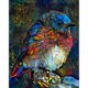thumbnail image 1 of Cuadros Decorativos Arte de la pared decoración DIY pintura al óleo de aves por números Kit pintado a mano en lienzo manualidades Ehuebsd Nuevos Originales, 1 of 9