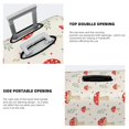 thumbnail image 3 of Rateoe Flat Mushrooms Printed Luggage Cover, Suitcase Protector Fits 18-32 Inch Luggage-Large, 3 of 7