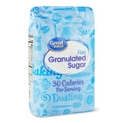 How much does a five pound bag of sugar cost Granulated Sugar Walmart Com