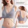 thumbnail image 2 of Sujetador para mujeres de mediana edad y mayores, ropa interior deportiva de talla grande para madres, sujetador sin aros de talla grande para mujeres, sujetador para mujeres mayores, 2 of 5