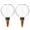 B, variant on Jierger Watering Globes Automatic Plastic Self Watering Planter Insert Waterer Watering Bulbs for Indoor Plants Irrigation Plant Watering Devices with Slow Release Control for Garden, Greenhouse