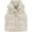 A, variant on Children's Corduroy Winter Down Vest Boys Girls Outdoor Quilted Vest Windproof Thick Puffer Vest Stand-Up Collar - 1-8 Years