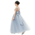 thumbnail image 3 of Ekidsbridal Satin Backless Tulle Formal Flower Girl Dress for Junior Pageants Birthday Party Gowns 722 10, 3 of 6