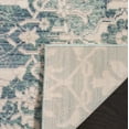 thumbnail image 4 of SAFAVIEH Mystique Hayleigh Floral Polyester Area Rug, Blue/Ivory, 6'7" x 6'7" Round, 4 of 8
