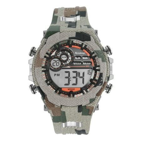 Armitron Diamond Watch - Armitron Men's Sport Military Round Watch