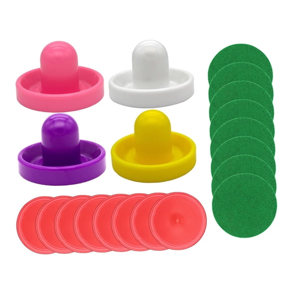 Fzaqwen 1 Set Mini Air Hockey Pushers and Air Hockey Puck Door Handles Pushers 96mm Felt Style G