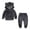 Gray, variant on Esaierr 2Pcs Kids Toddler Fleece Sweat Suits Set 9M-8Y Baby with Pockets Sweater Jogger Pants Tracksuit Ears Hooded Sweatsuits Sweatpants Outfits for Boys Girls