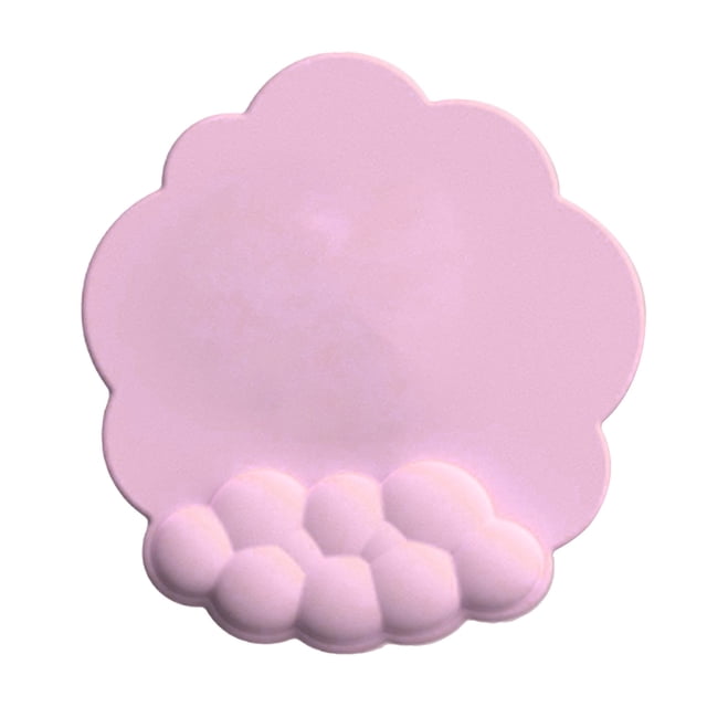 Cloud Mouse Pad Wrist Support, Keyboard Cloud Wrist Rest, Comfortable Keyboard Palm Rest with Cute Cloud Design, Less Burdening, Nonslip Bottom